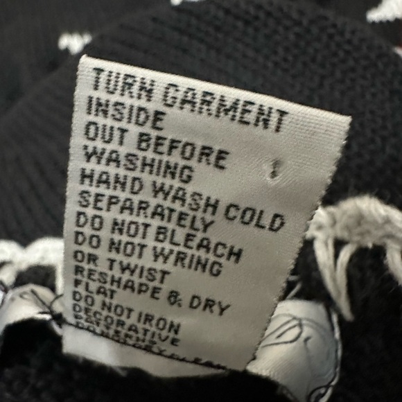 Vintage Segue Women's Christmas Sweater Cardigan Santa Hands Sewn Petite Medium - Picture 7 of 8